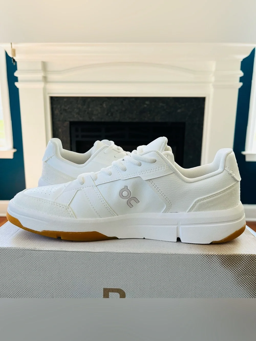 Sz 9 On Running The Roger Clubhouse Sneakers Men's - White/Ivory 3MF10540924